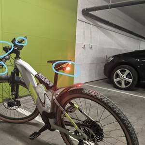 2020 Cube E-MTB Hardtail - Diamant-Frame Silver, gray or bare metal and Yellow or Gold