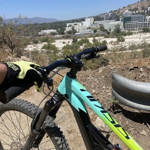2021 Polygon Sisku T7 Blue, Black, and Green