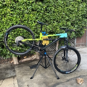 2021 Polygon Sisku T7 Blue, Black, and Green