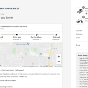 2021 Rad Power Bikes Radmini 4 Black