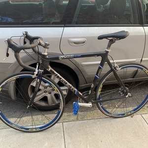 2004 Trek 5200 Black and Blue