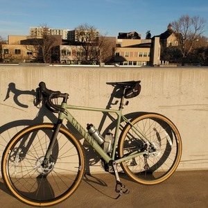 2021 Canyon bicycles Grail AL 7 Green and Black