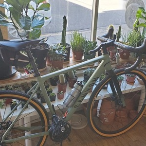 2021 Canyon bicycles Grail AL 7 Green and Black