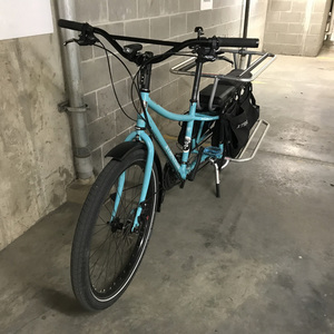 2017 Xtracycle Edgerunner Classic cargo bike (rear storage) Teal