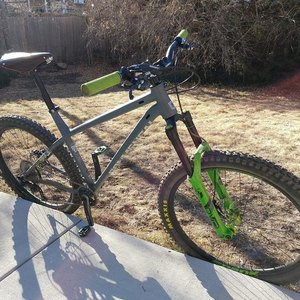 2020 Commencal Bikes META HT AM Silver, gray or bare metal