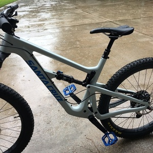 2018 Santa Cruz High Tower Silver, gray or bare metal and Blue
