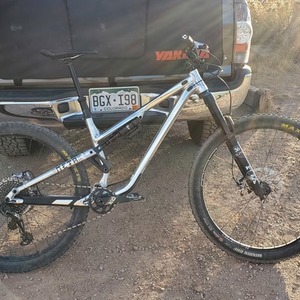 2021 Commencal Bikes Meta TR Silver, gray or bare metal