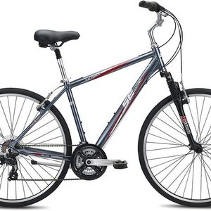 2016 SE Bikes Palisade 21-speed comfort Silver, gray or bare metal and Red