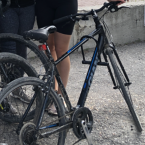 2017 Giant Hybrid - straight frame, straight han... Black and Blue
