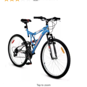 Supercycle Dual suspension Blue and Red