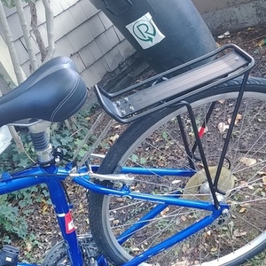 2001 Trek 7200 Multitrack Blue and Silver, gray or bare metal