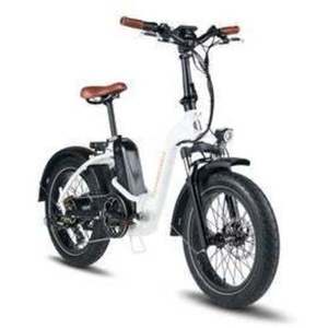 2021 Rad Power Bikes St mini folder 2 series White, Orange, and Silver, gray or bare metal