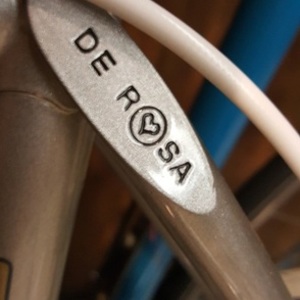 1982 De Rosa Silver, gray or bare metal