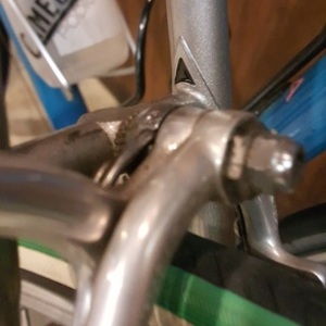 1982 De Rosa Silver, gray or bare metal