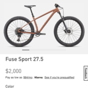 2022 Specialized Fuse Sport Orange
