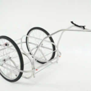 Cycletote bike trailer Silver, gray or bare metal