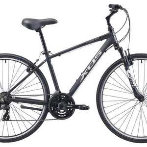 Xds Cross 200 Hybrid City/Commuter Bicycle Silver, gray or bare metal