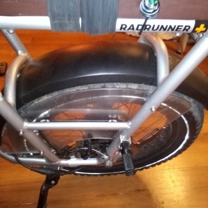 2021 Rad Power Bikes RadRunner Plus Silver, gray or bare metal