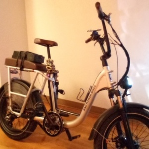 2021 Rad Power Bikes RadRunner Plus Silver, gray or bare metal