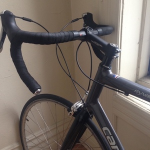 2005 Cannondale Synapse carbon Silver, gray or bare metal