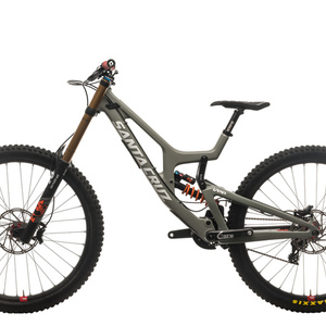 2019 Santa Cruz V10 Carbon CC S Silver, gray or bare metal