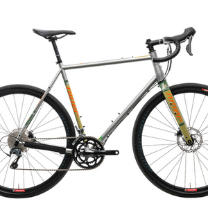 2019 Niner RLT 9 Steel 2-Star Tiagra Silver, gray or bare metal