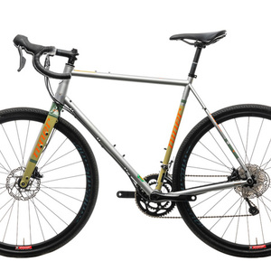 2019 Niner RLT 9 Steel 2-Star Tiagra Silver, gray or bare metal