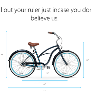 2015 sixthreezero Women's Classic Edition three-speed Black, Blue, and Brown