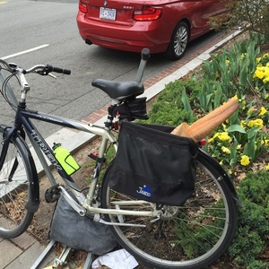2002 Trek 7100 Black and Blue