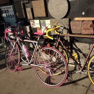 Bianchi Silver or Gray and Pink