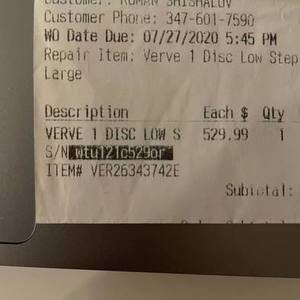 2020 Trek Verve 1 Disc Lowstep White and Yellow or Gold