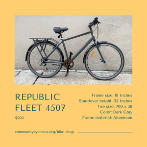 Republic Fleet 4507 Silver, gray or bare metal