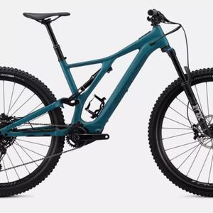 2021 Specialized Levo SL Comp (S) Dusty Turquoise / Black Blue, Green, and Black