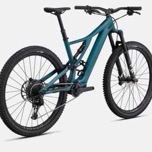 2021 Specialized Levo SL Comp (S) Dusty Turquoise / Black Blue, Green, and Black