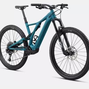 2021 Specialized Levo SL Comp (S) Dusty Turquoise / Black Blue, Green, and Black