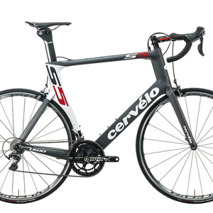 2014 Cervélo S5 VWD Silver, gray or bare metal