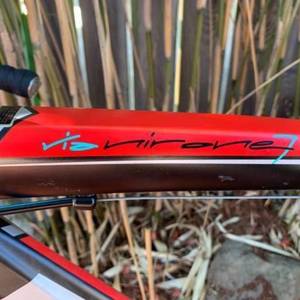 2017 Bianchi Via Nirone 7 Black, Red, and Stickers tape or other cover-up