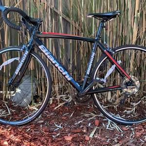 2017 Bianchi Via Nirone 7 Black, Red, and Stickers tape or other cover-up