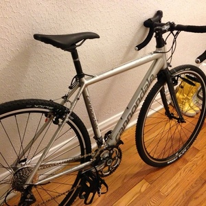 2013 Cannondale CAADX bicycle Silver or Gray