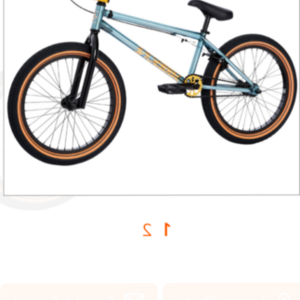 2021 Fit bike Co. BMX 20 INCH Trans ice blue Blue