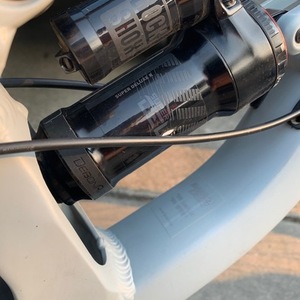 2019 Santa Cruz Bronson Silver, gray or bare metal