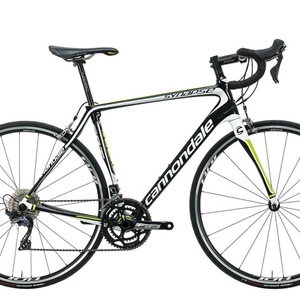 2014 Cannondale Synapse Carbon 5 105 Black, Green, and White