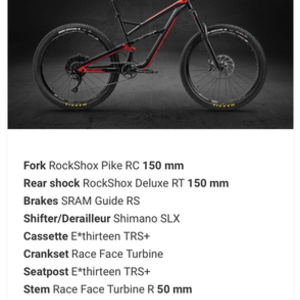 2018 YT Jeffries Black and Red