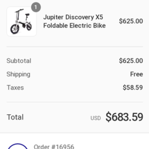 Jupiter bike Discovery x5 White and Black