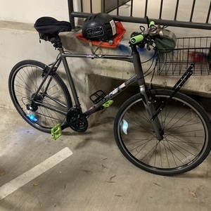 2019 Giant Escape 2 XL Black and Stickers tape or other cover-up