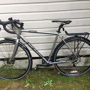 2016 KHS Bicycles UrbanXtreme Silver, gray or bare metal