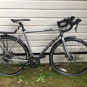 2016 KHS Bicycles UrbanXtreme Silver, gray or bare metal