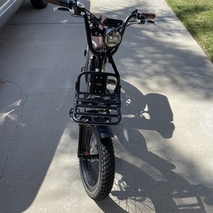 2021 Rad Power Bikes Rad Runner Plus Silver, gray or bare metal and Black