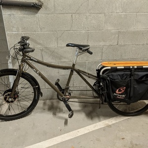 2008 Surly Big Dummy cargo bike (rear storage) Green