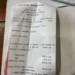 2021 Giant Avail 3 Silver, gray or bare metal